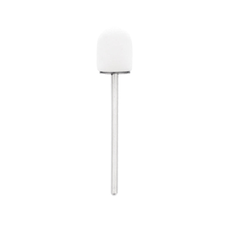 Exo 10mm Hard Sanding Caps 80 Grit White - 100 Pack - isolated on a white background