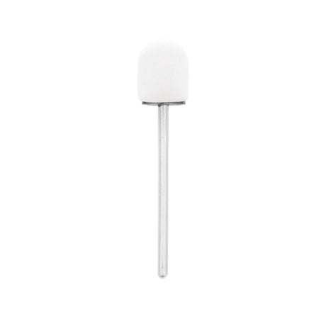 Exo 10mm Hard Sanding Caps 80 Grit White - 100 Pack - isolated on a white background