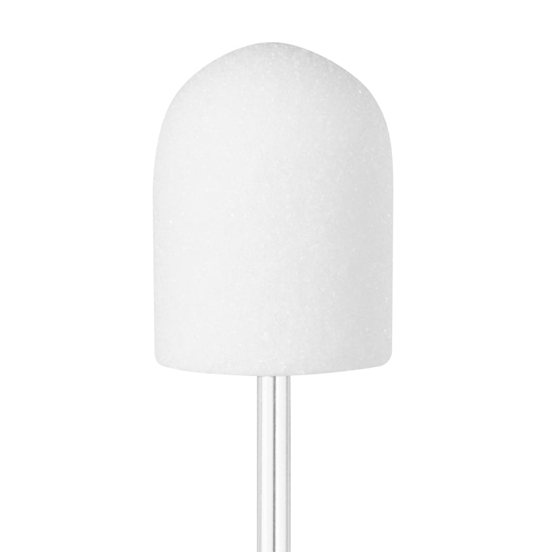 Exo 13mm Hard Sanding Caps 150 Grit White - 10 Pack - isolated on a white background