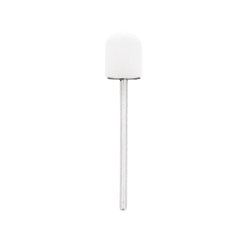 Exo 13mm Hard Sanding Caps 80 Grit White - 10 Pack - isolated on a white background