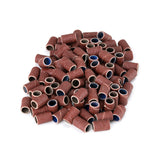 Exo Abrasive Caps 120 Grit - 100 Pack - isolated on a white background