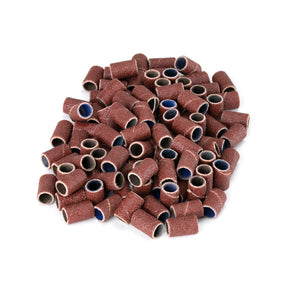 Exo Abrasive Caps 120 Grit - 100 Pack - isolated on a white background
