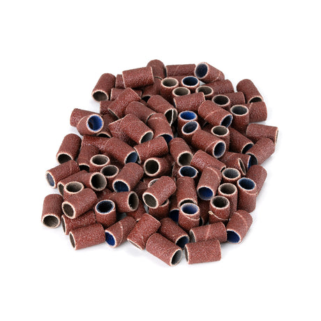 Exo Abrasive Caps 120 Grit - 100 Pack - isolated on a white background