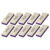 Exo BR-3 2-Sided Nail Buffer - 10 Pack - isolated on a white background