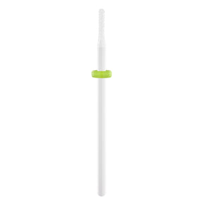 Exo Ceramic Cylinder Nail Drill Bit 1.6mm Green Band 414C - isolated on a white background