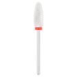 Exo Ceramic Oval Nail Drill Bit 6.0mm Red Band 307F - isolated on a white background