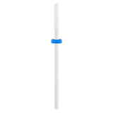 Exo Ceramic Rounded Cylinder Nail Drill Bit 2.2mm Blue Band 428F - isolated on a white background