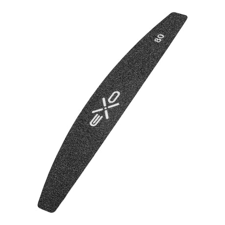 Exo Crescent Nail File Replacement Sheets 80 Grit - 10 Pack - isolated on a white background