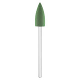 Exo Green Rubber Cone Nail Drill Bit 10.0mm 204 - isolated on a white background