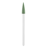 Exo Green Rubber Cone Nail Drill Bit 4.0mm 232 - isolated on a white background
