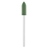Exo Green Rubber Cylinder Tip Nail Drill Bit 5.5mm 32 - isolated on a white background