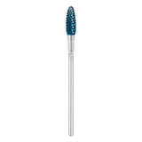 Exo Hard Blue Cone Nail Drill Bit No. 02 - isolated on a white background