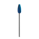 Exo Hard Blue Cone Nail Drill Bit No. 06 - isolated on a white background