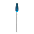 Exo Hard Blue Cone Nail Drill Bit No. 07 - isolated on a white background