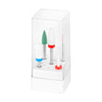 Exo Mani Mix Nail Drill Bits Set - arranged with the included components on a white background