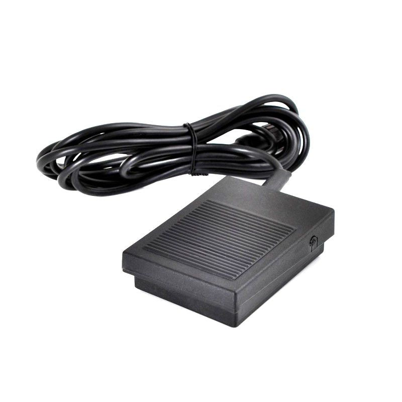 Exo On/Off Foot Pedal For Nail Drill With Dust Extractor - nail drill equipment isolated on a white background