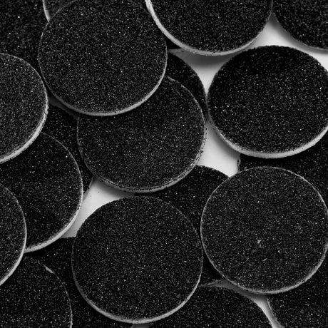Exo Poddisk Sanding Pad 15mm 180 Grit - product displayed with its packaging on a dark background