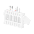 Exo Podo Nail Drill Bit Set - arranged with the included components on a white background