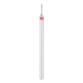 Exo Pro Carbide Ball Nail Drill Bit 1.0mm Red Band - isolated on a white background