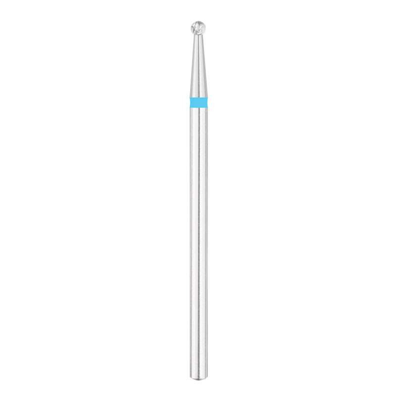 Exo Pro Carbide Ball Nail Drill Bit 1.8mm Blue Band - isolated on a white background
