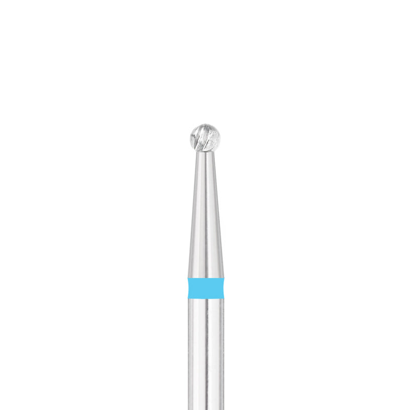 Exo Pro Carbide Ball Nail Drill Bit 1.8mm Blue Band - isolated on a white background