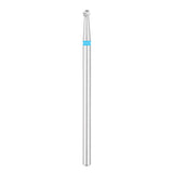 Exo Pro Carbide Ball Nail Drill Bit 2.3mm Blue Band - isolated on a white background