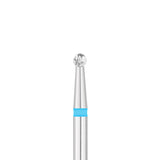 Exo Pro Carbide Ball Nail Drill Bit 2.3mm Blue Band - isolated on a white background