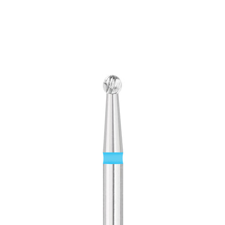 Exo Pro Carbide Ball Nail Drill Bit 2.3mm Blue Band - isolated on a white background