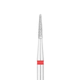 Exo Pro Carbide Cone Nail Drill Bit 1.6mm Red Band - isolated on a white background
