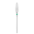 Exo Pro Ceramic Oval Nail Drill Bit 6.0mm Green Band 230C - isolated on a white background