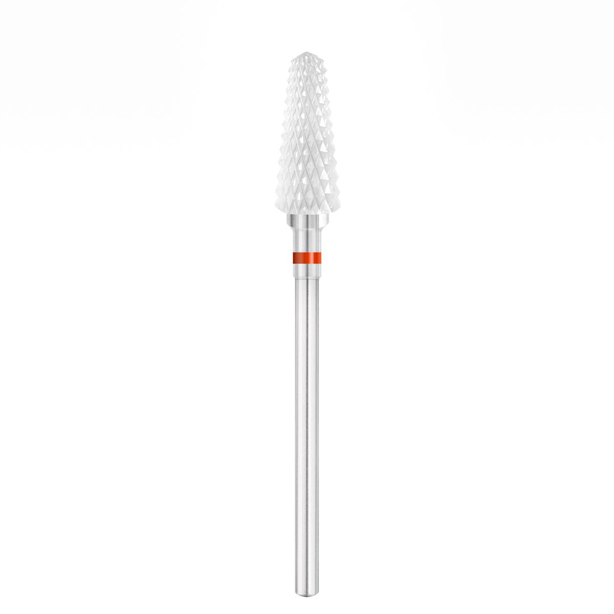 Exo Pro Ceramic Rounded Cone Nail Drill Bit 5.5mm Blue Band 826F - isolated on a white background