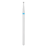 Exo Pro Diamond Ball Nail Drill Bit 1.4mm Blue Band - isolated on a white background