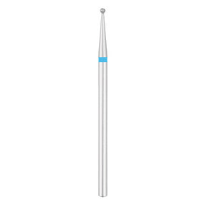 Exo Pro Diamond Ball Nail Drill Bit 1.4mm Blue Band - isolated on a white background