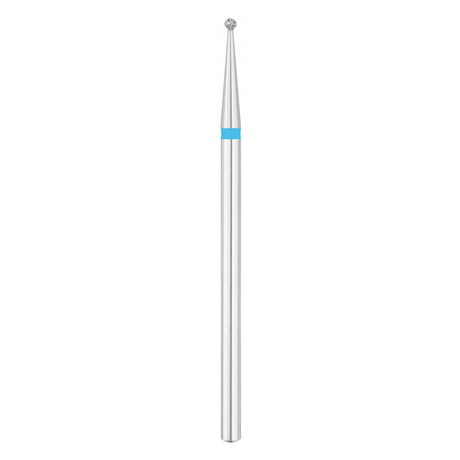 Exo Pro Diamond Ball Nail Drill Bit 1.4mm Blue Band - isolated on a white background