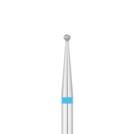 Exo Pro Diamond Ball Nail Drill Bit 1.4mm Blue Band - isolated on a white background