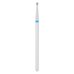 Exo Pro Diamond Ball Nail Drill Bit 1.6mm Blue Band - isolated on a white background