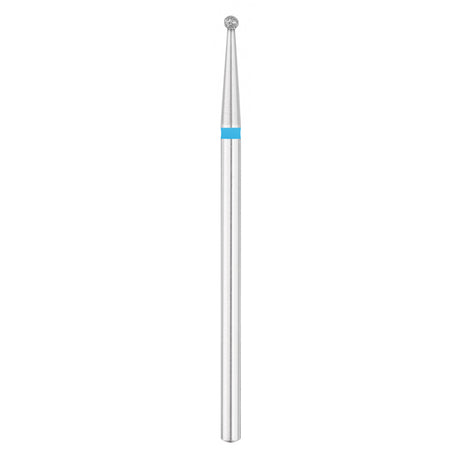 Exo Pro Diamond Ball Nail Drill Bit 1.6mm Blue Band - isolated on a white background