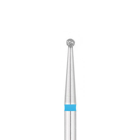 Exo Pro Diamond Ball Nail Drill Bit 1.6mm Blue Band - isolated on a white background
