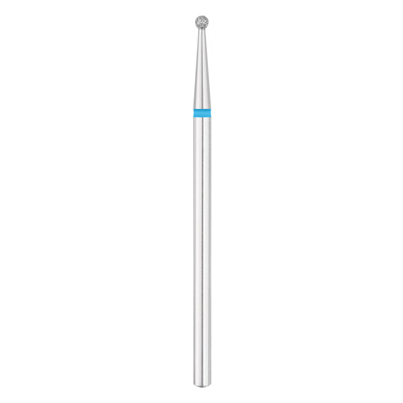 Exo Pro Diamond Ball Nail Drill Bit 1.8mm Blue Band - isolated on a white background