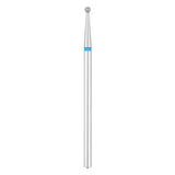 Exo Pro Diamond Ball Nail Drill Bit 1.8mm Blue Band - isolated on a white background
