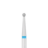 Exo Pro Diamond Ball Nail Drill Bit 1.8mm Blue Band - isolated on a white background
