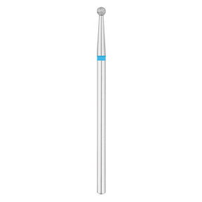Exo Pro Diamond Ball Nail Drill Bit 2.3mm Blue Band - isolated on a white background
