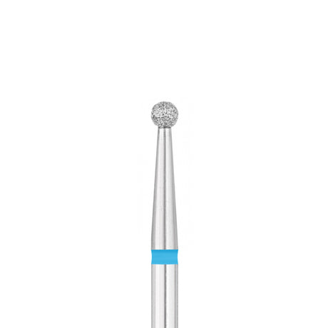 Exo Pro Diamond Ball Nail Drill Bit 2.3mm Blue Band - isolated on a white background