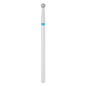 Exo Pro Diamond Ball Nail Drill Bit 2.7mm Blue Band - isolated on a white background