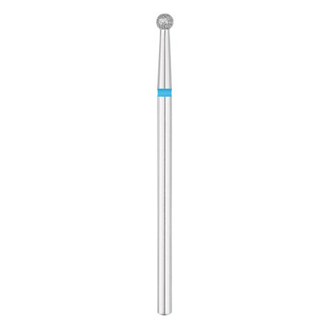 Exo Pro Diamond Ball Nail Drill Bit 2.7mm Blue Band - isolated on a white background