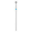 Exo Pro Diamond Ball Nail Drill Bit 3.5mm Blue Band - isolated on a white background