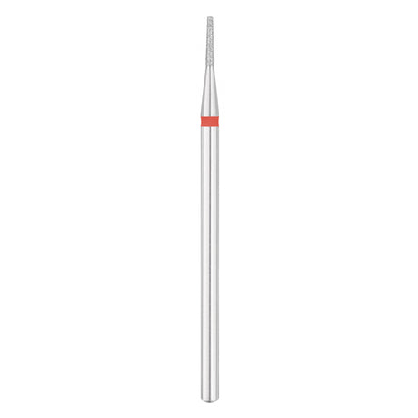 Exo Pro Diamond Cone Nail Drill Bit 1.2mm Red Band - isolated on a white background