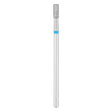 Exo Pro Diamond Cylinder Nail Drill Bit 1.8mm Blue Band - isolated on a white background