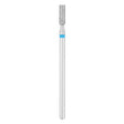 Exo Pro Diamond Cylinder Nail Drill Bit 2.5mm Blue Band - isolated on a white background