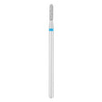 Exo Pro Diamond Rounded Cylinder Nail Drill Bit 1.8mm Blue Band - isolated on a white background